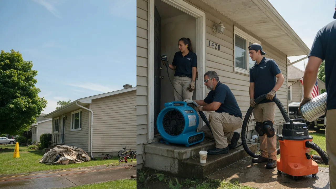 Water Damage Restoration in Chalmers, IN near me